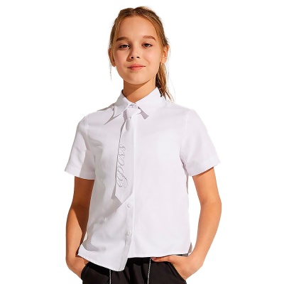 Блузка школьная для девочки Deloras C64211S белая 1